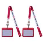 Deys stationery store Indian railways Silk Lanyards/ Ribbons for ID Card with Free Card Holder